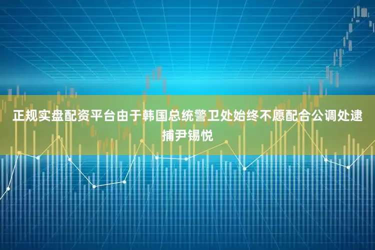 正规实盘配资平台由于韩国总统警卫处始终不愿配合公调处逮捕尹锡悦