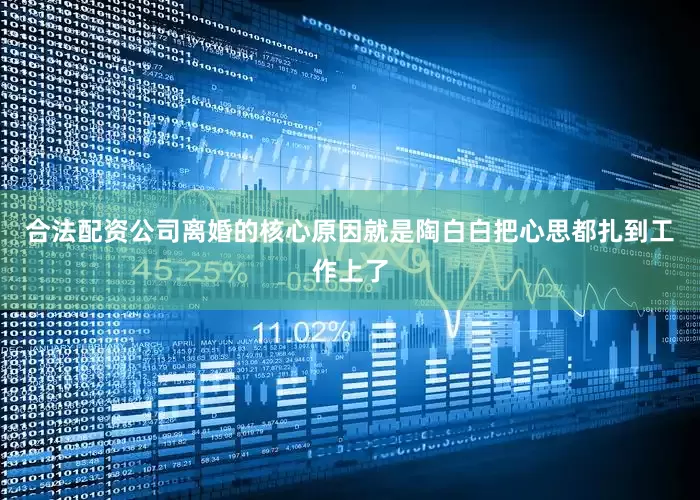 合法配资公司离婚的核心原因就是陶白白把心思都扎到工作上了